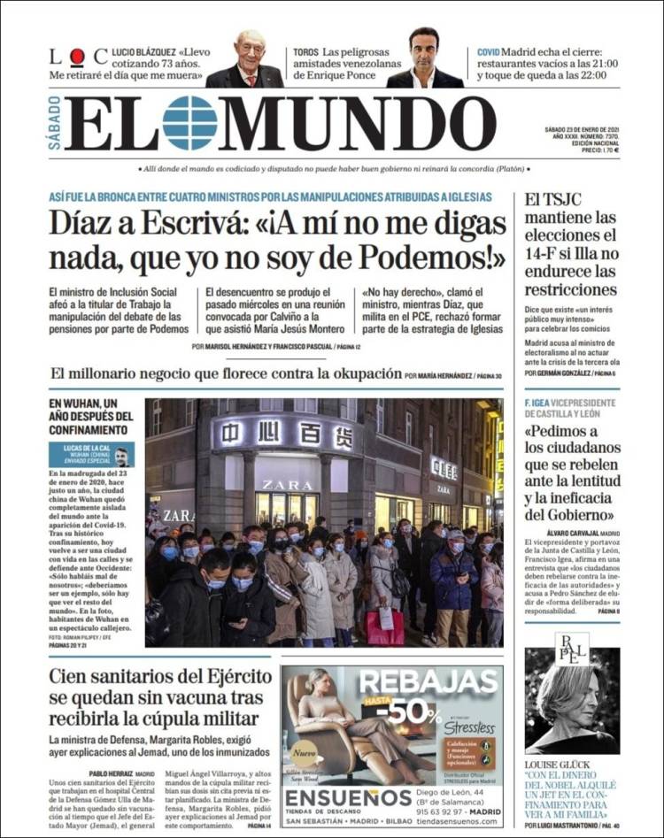 Portada EL MUNDO