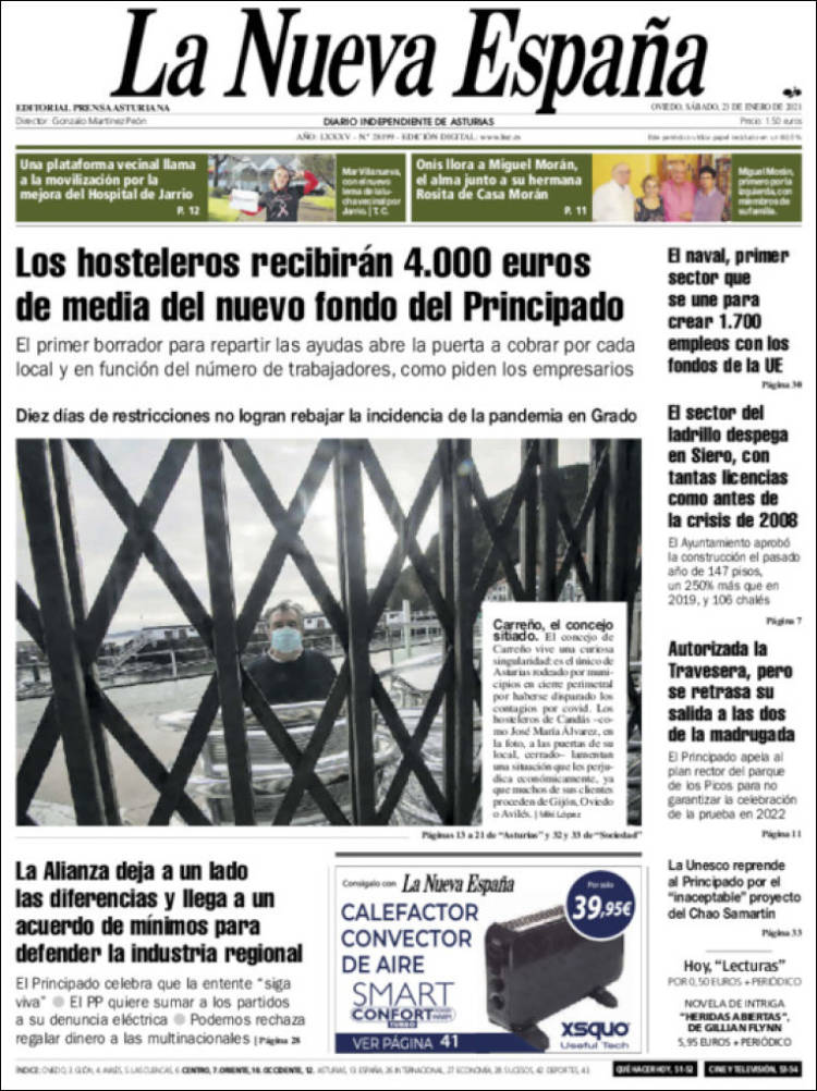 Portada La Nueva España