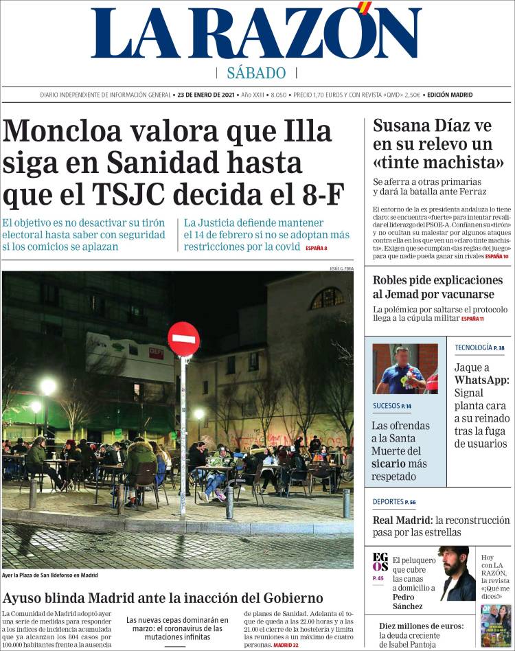 Portada La Razon