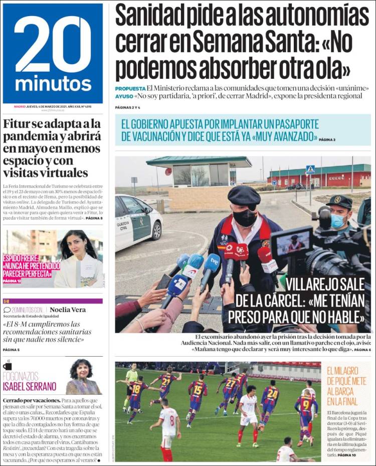 Portada 20 minutos