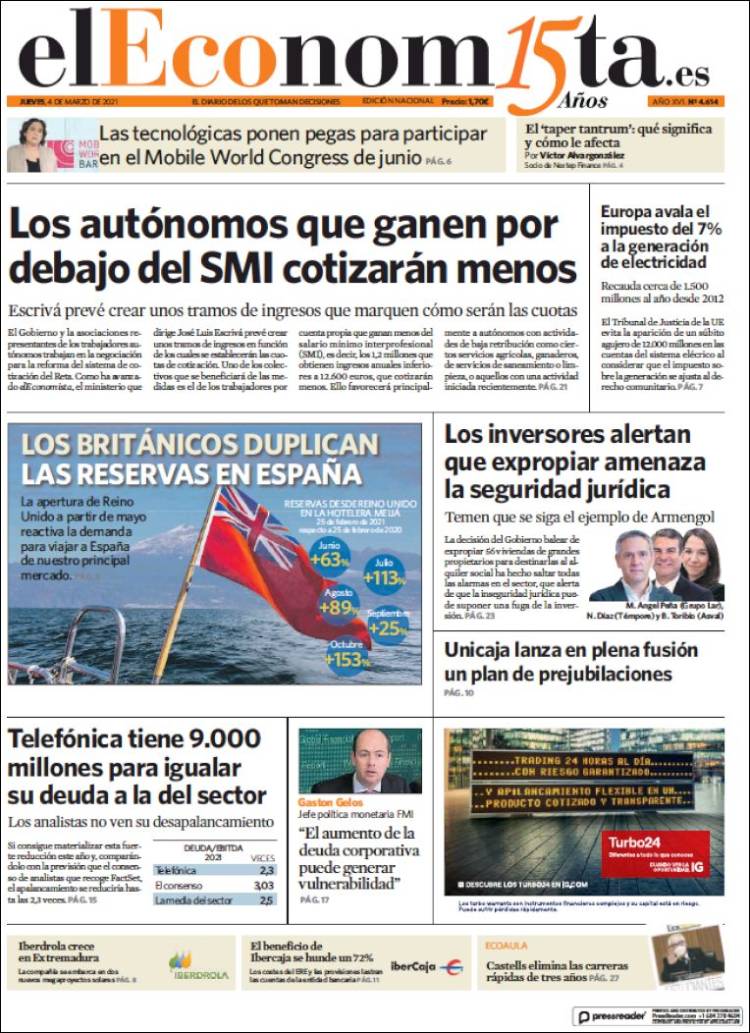 Portada El Economista