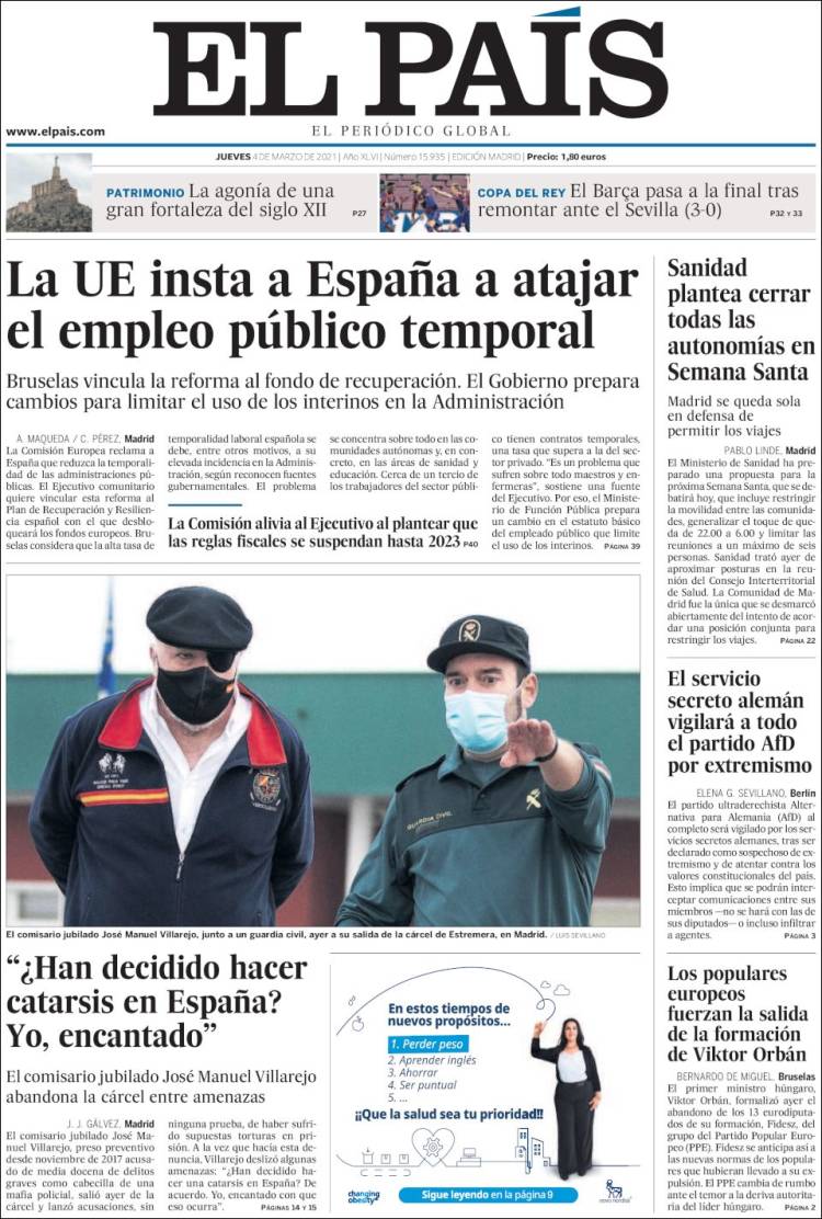 Portada EL PAIS