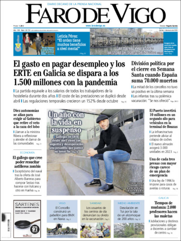 Portada Faro de Vigo