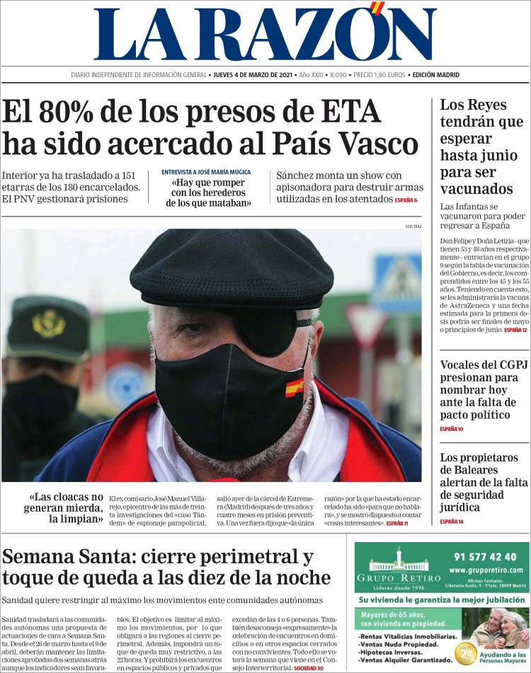 Portada La Razon