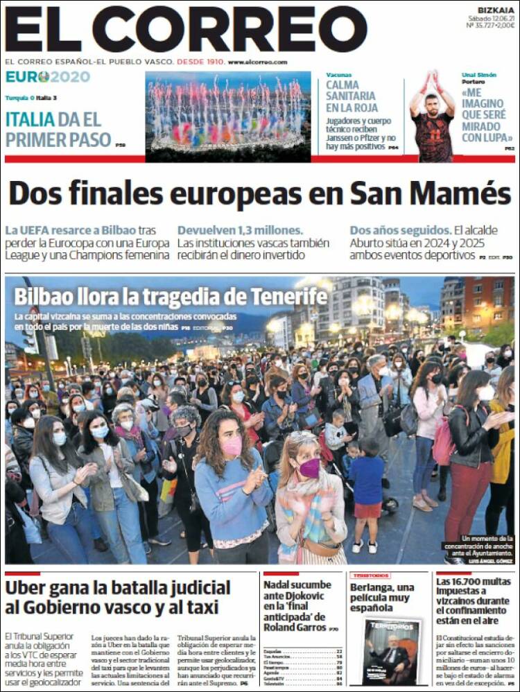 Portada El Correo