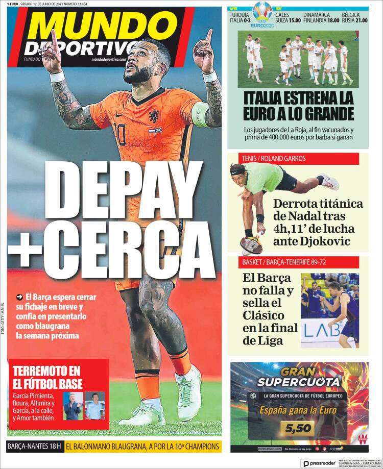 Portada Mundo deportivo