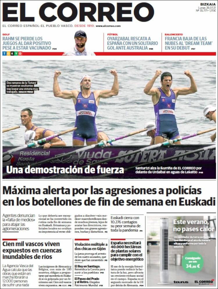 Portada El Correo