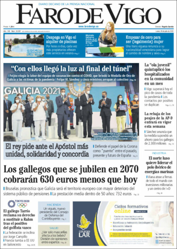 Portada Faro de Vigo
