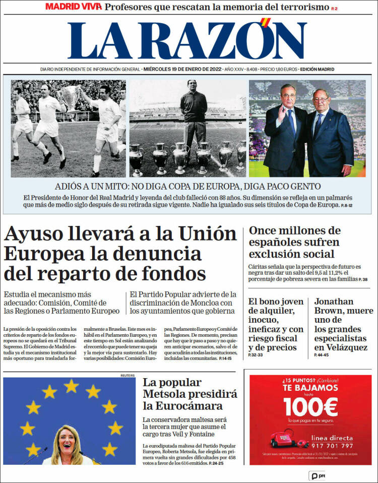 Portada La Razon