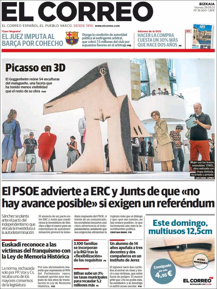 Portada El Correo