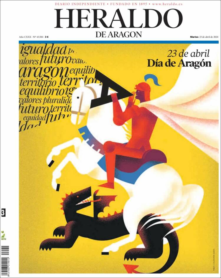 Portada Heraldo de Aragón