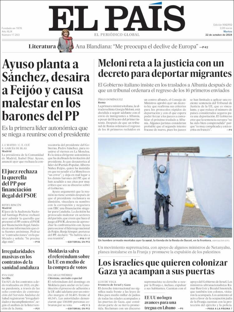 Portada EL PAIS