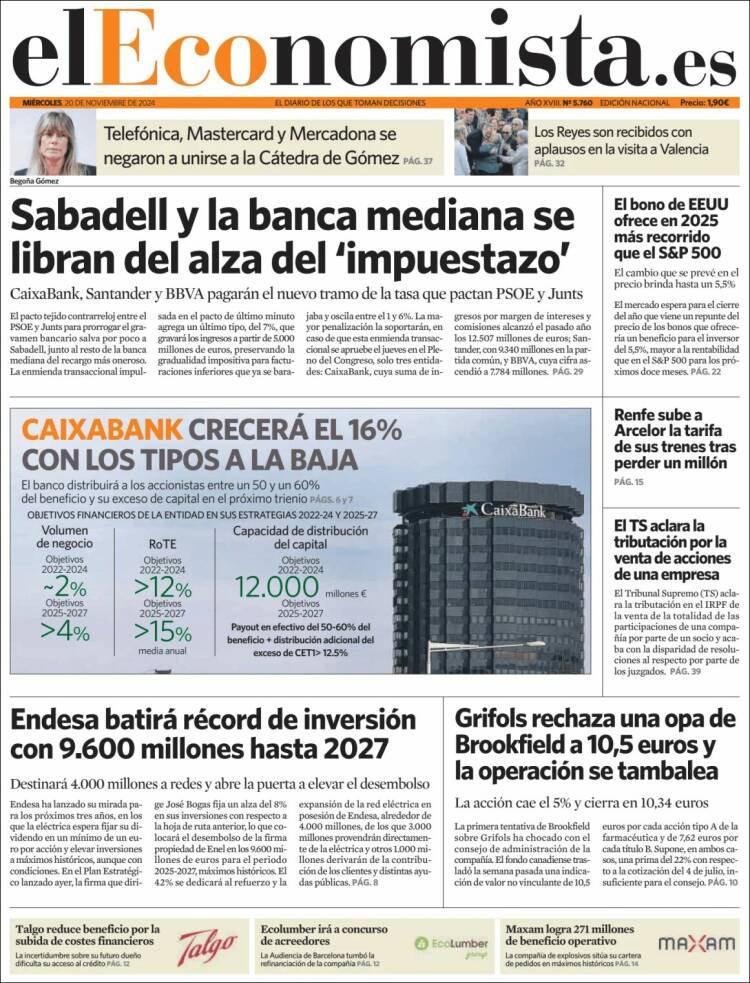 Portada El Economista