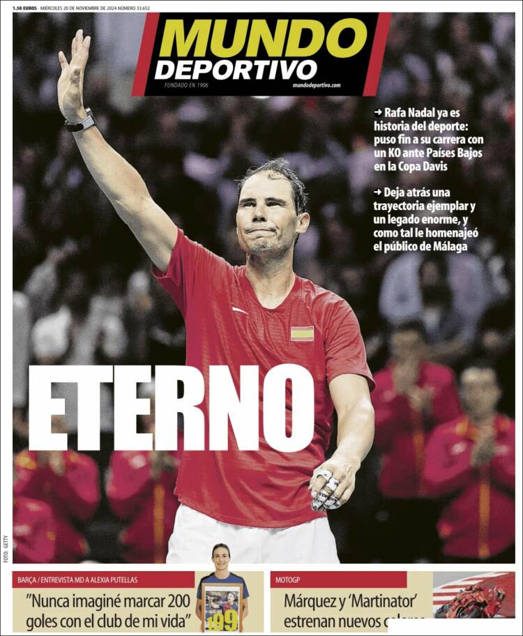 Portada Mundo deportivo