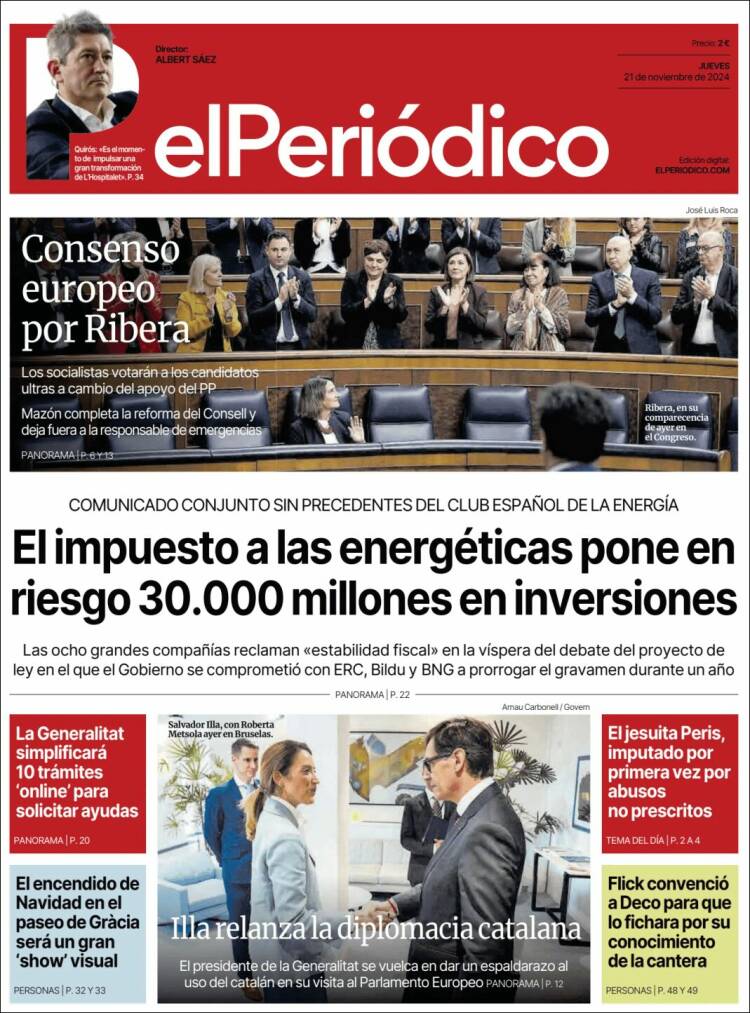 Portada El Periodico