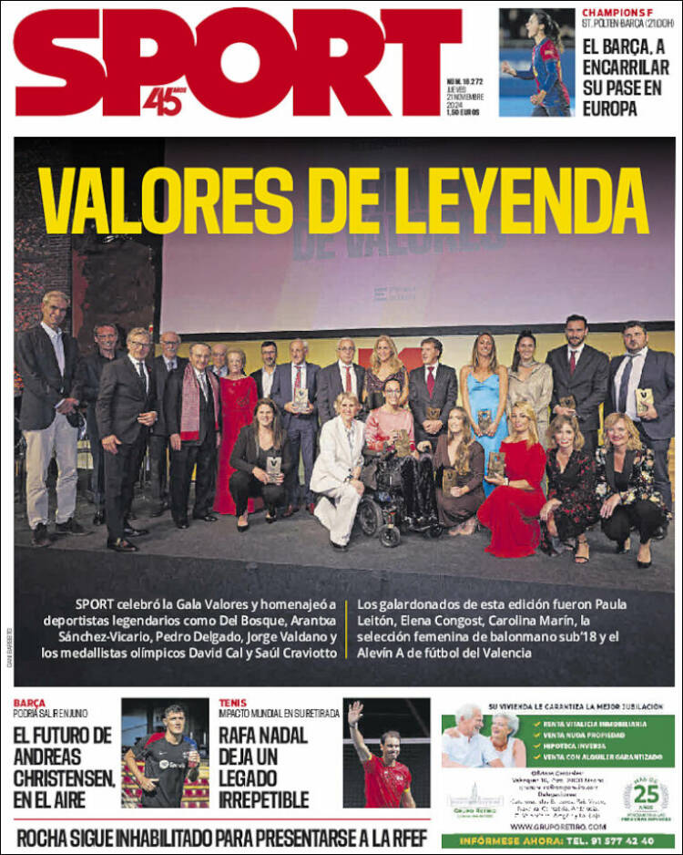 Portada Sport