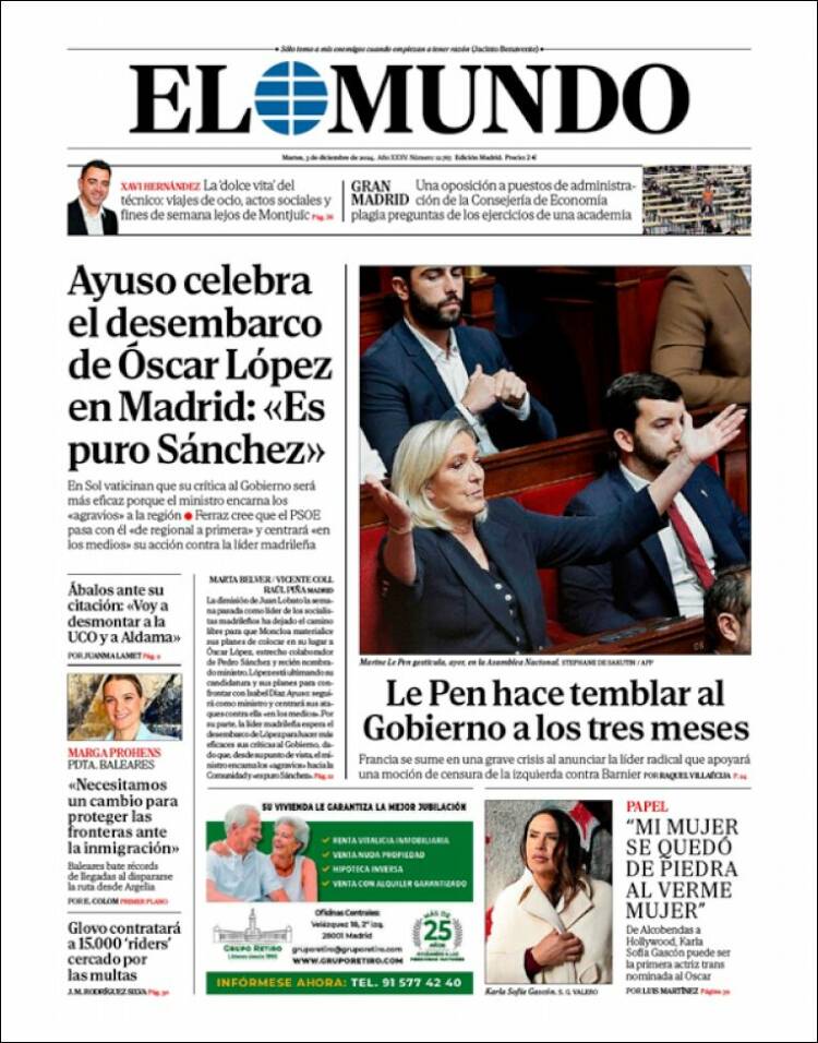 Portada EL MUNDO