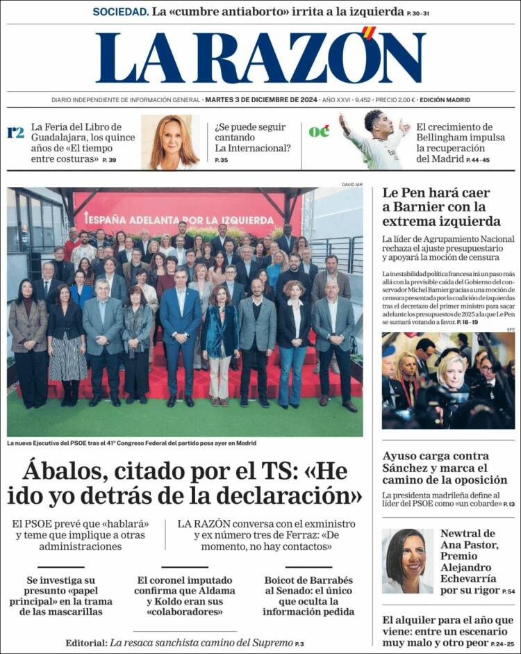 Portada La Razon