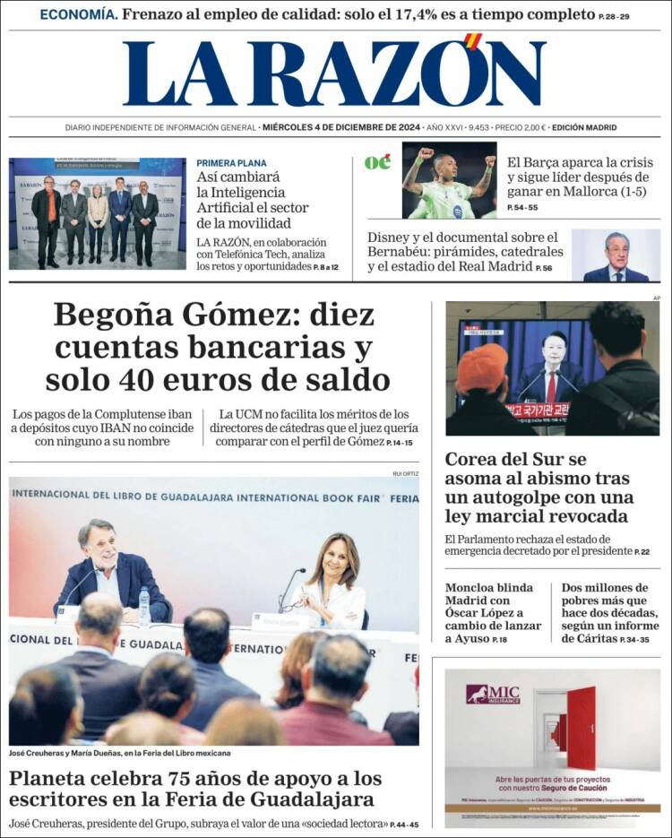 Portada La Razon