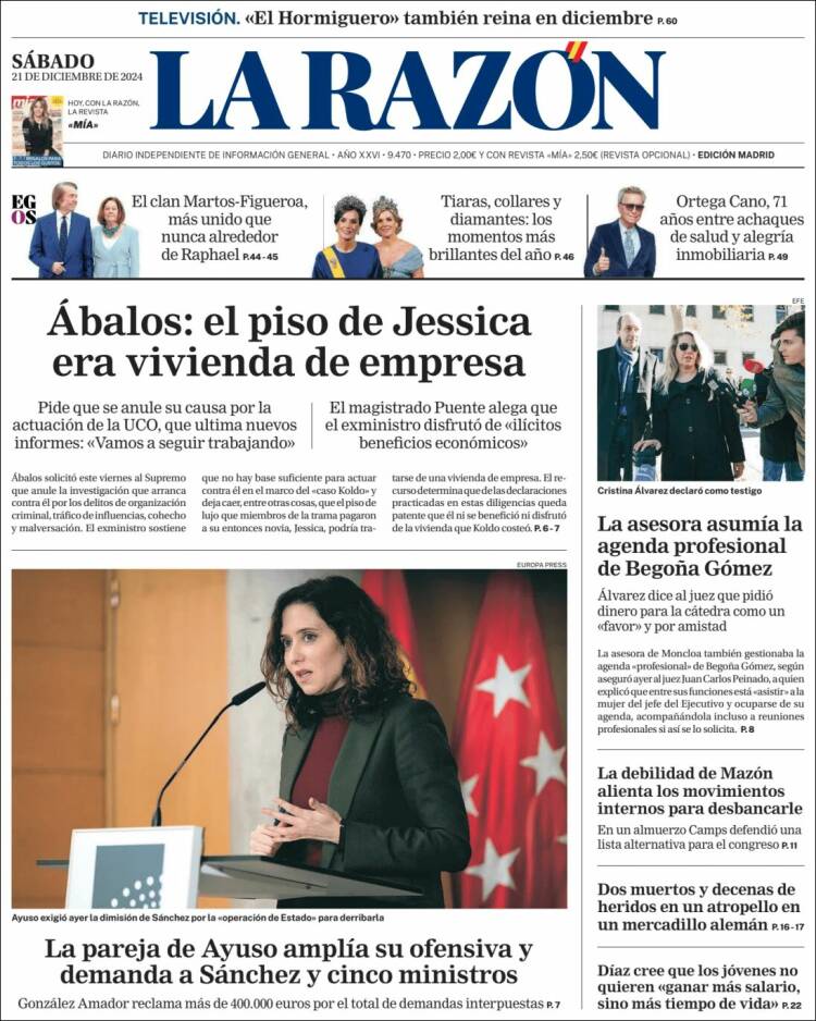 Portada La Razon