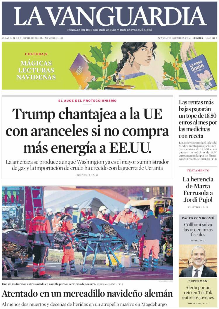 Portada La Vanguardia