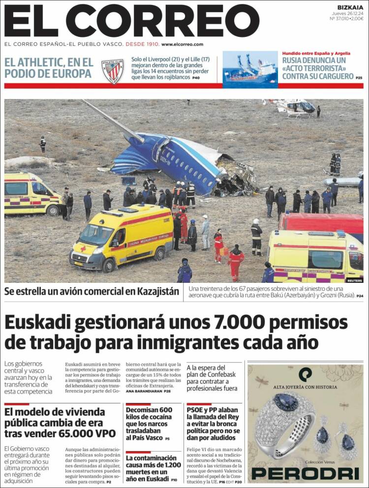 Portada El Correo