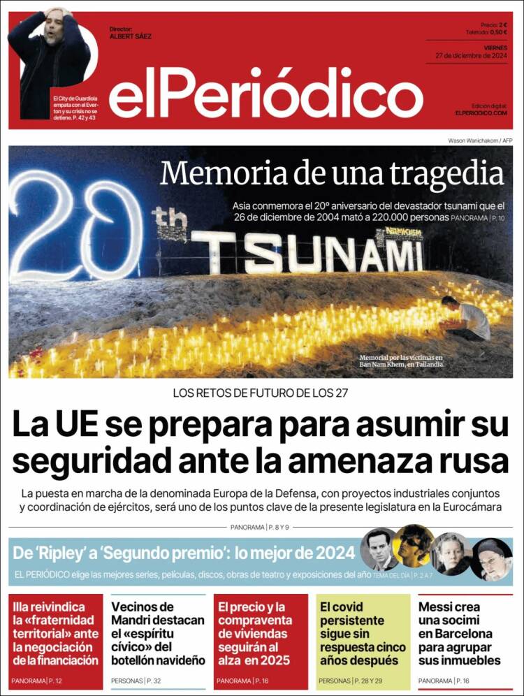 Portada El Periodico