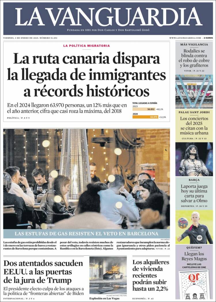 Portada La Vanguardia