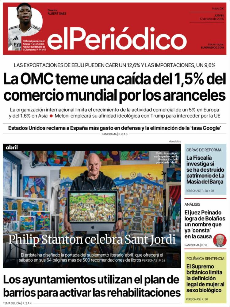 Portada El Periodico