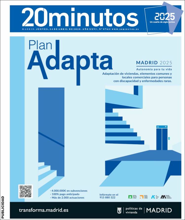 Portada 20 minutos
