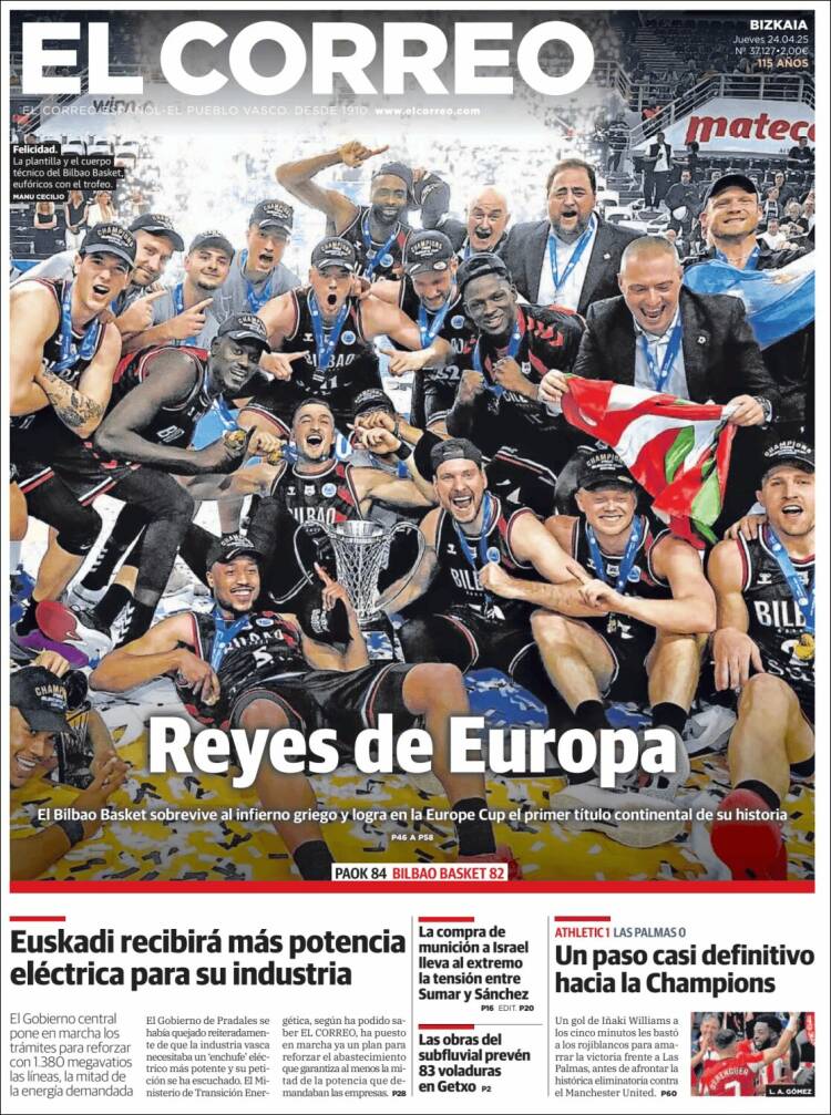 Portada El Correo