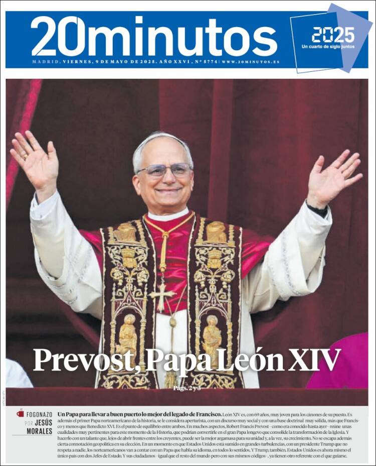 Portada 20 minutos