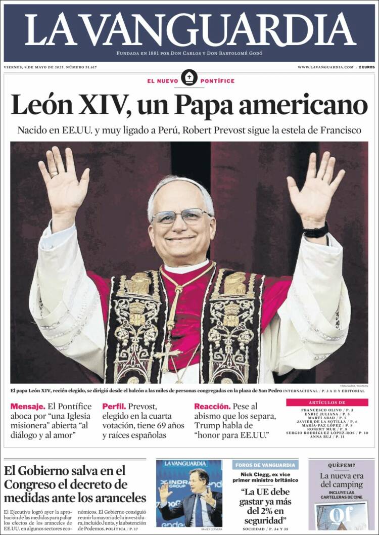 Portada La Vanguardia