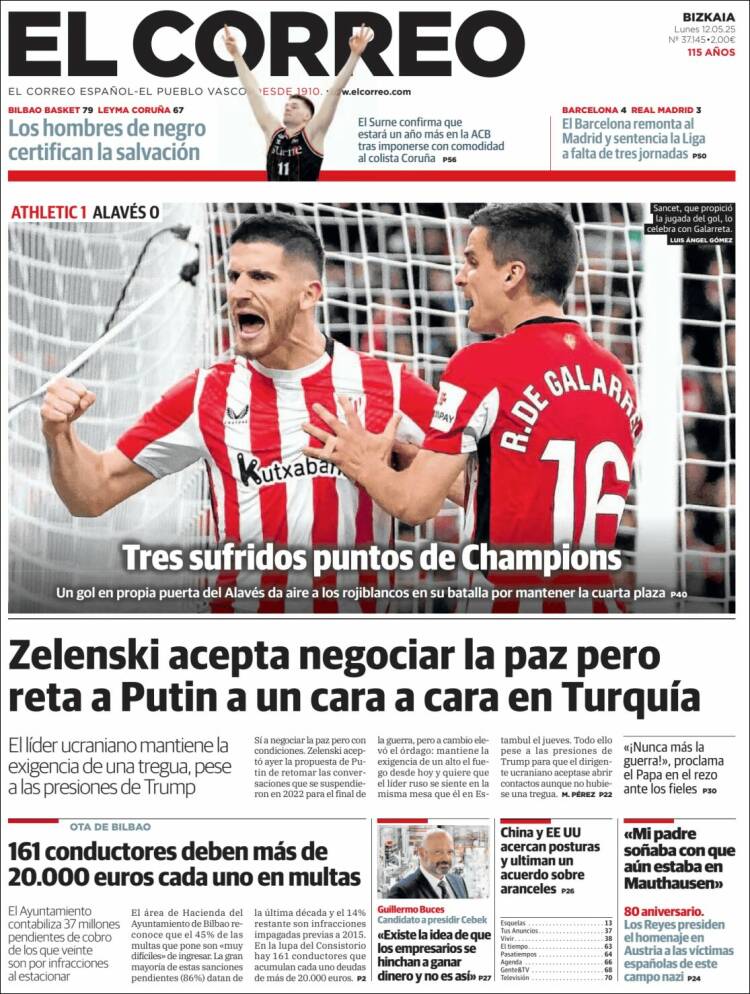 Portada El Correo