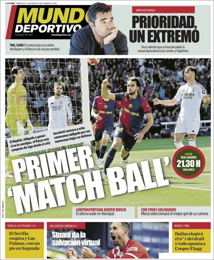 Portada Mundo deportivo