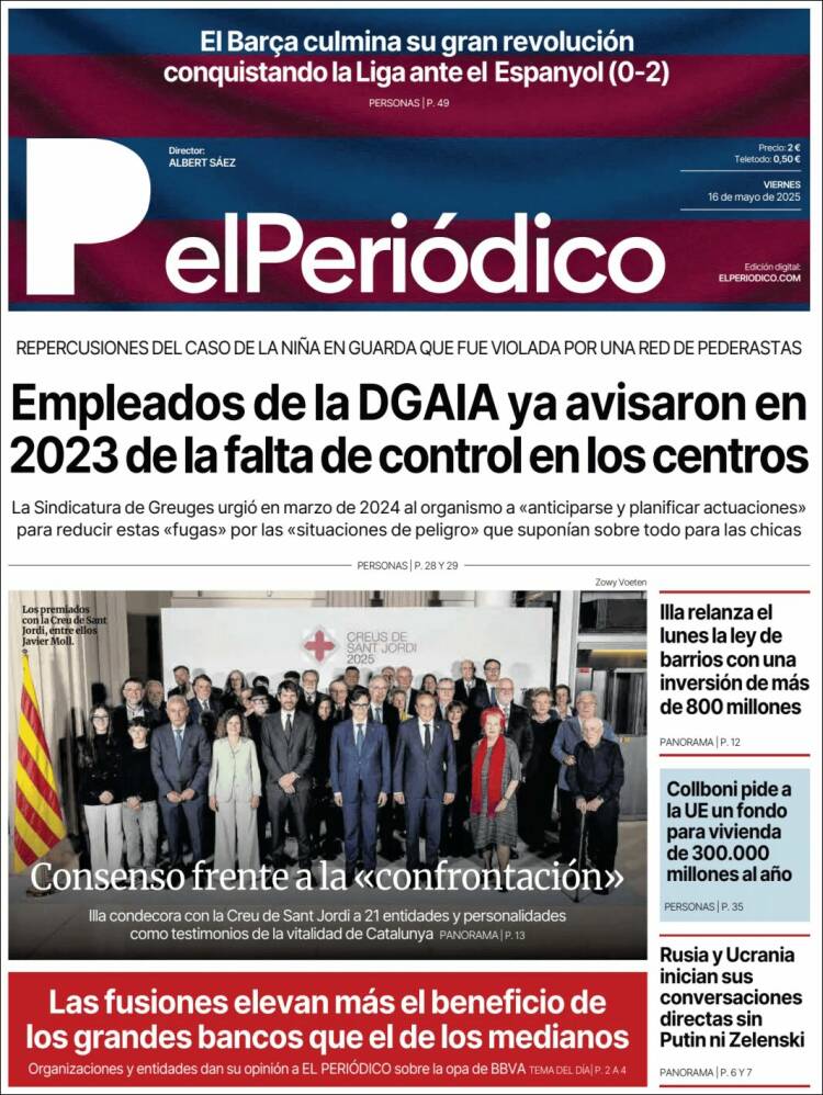 Portada El Periodico
