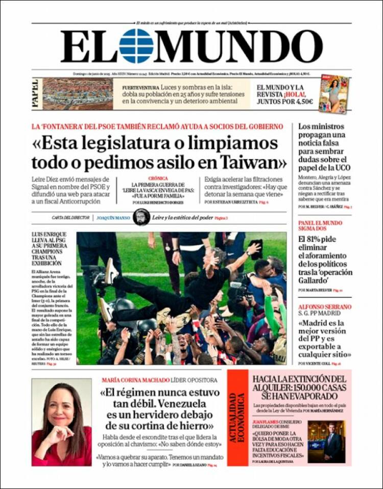 Portada EL MUNDO