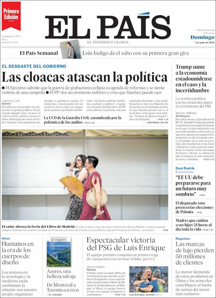 Portada EL PAIS