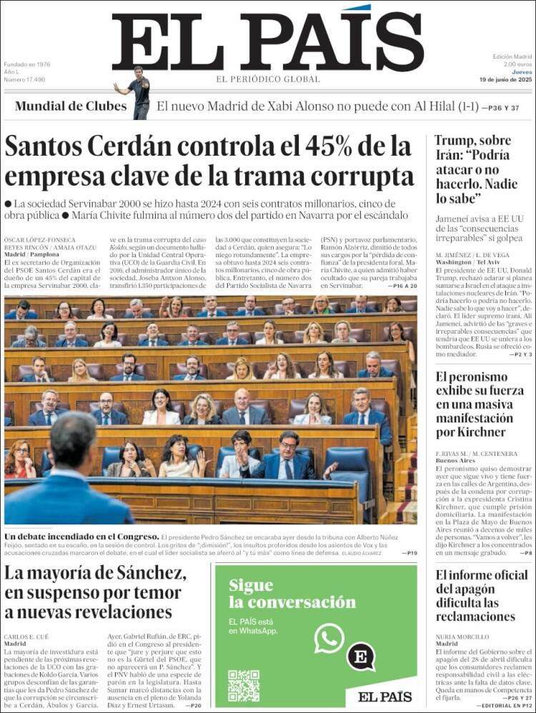 Portada EL PAIS