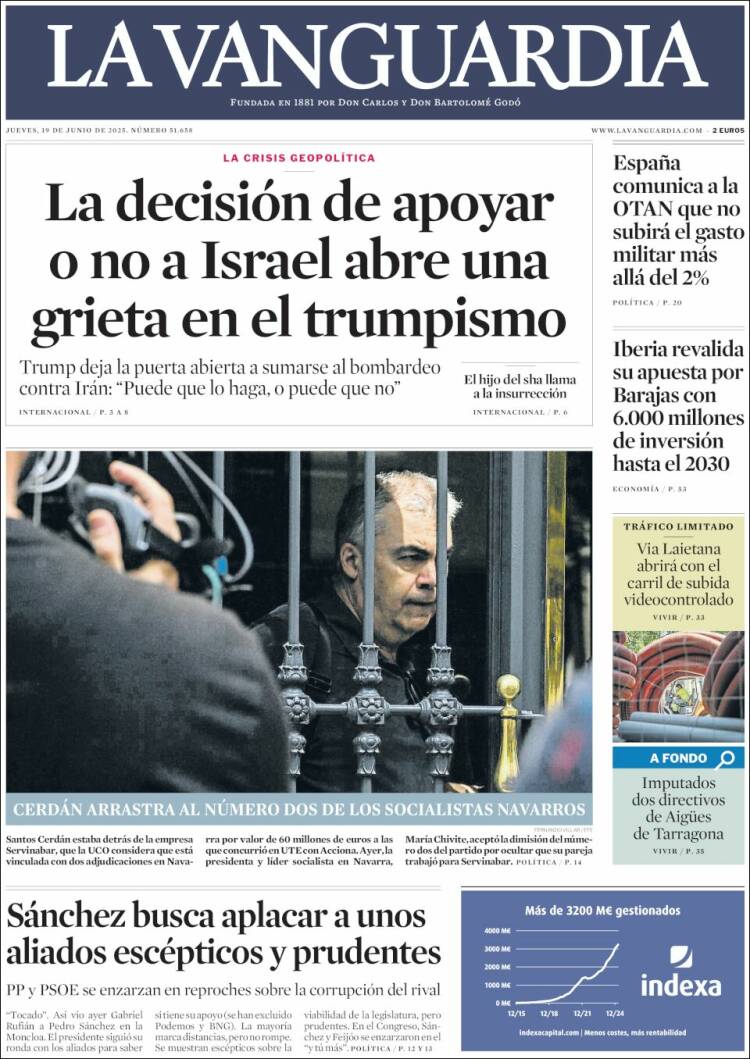 Portada La Vanguardia