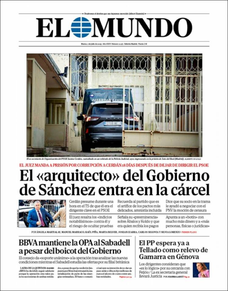 Portada EL MUNDO