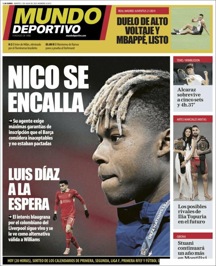 Portada Mundo deportivo
