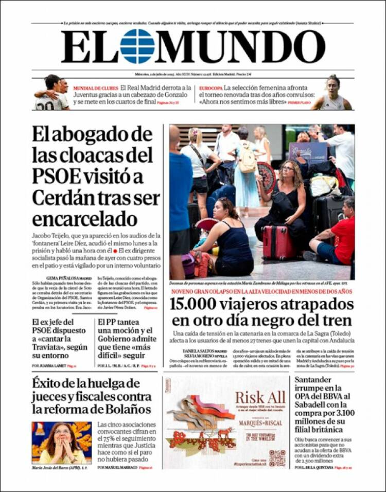 Portada EL MUNDO
