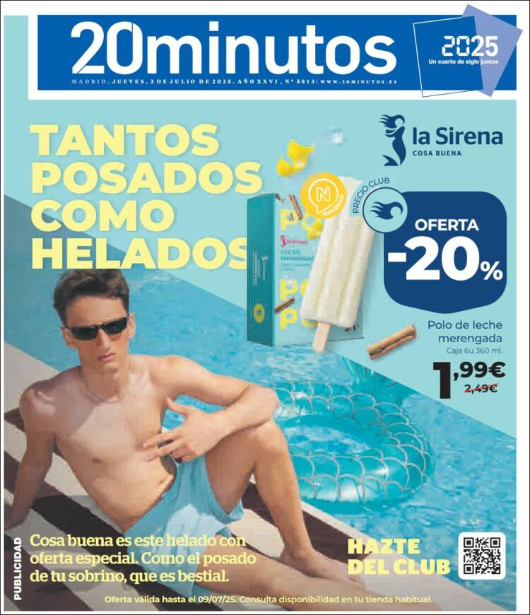 Portada 20 minutos