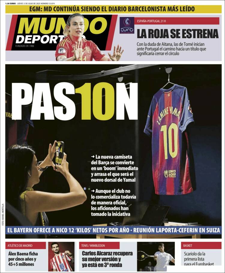 Portada Mundo deportivo