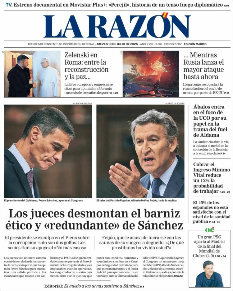Portada La Razon