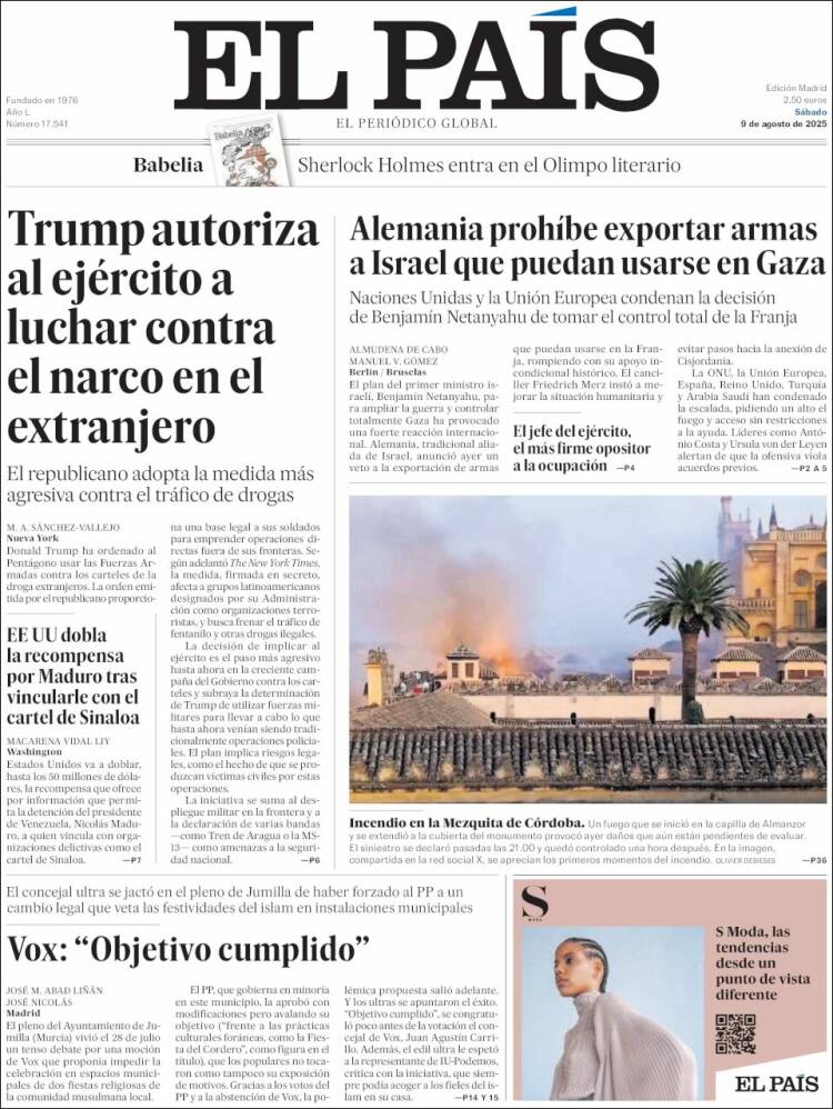 Portada EL PAIS