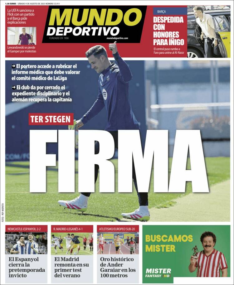 Portada Mundo deportivo