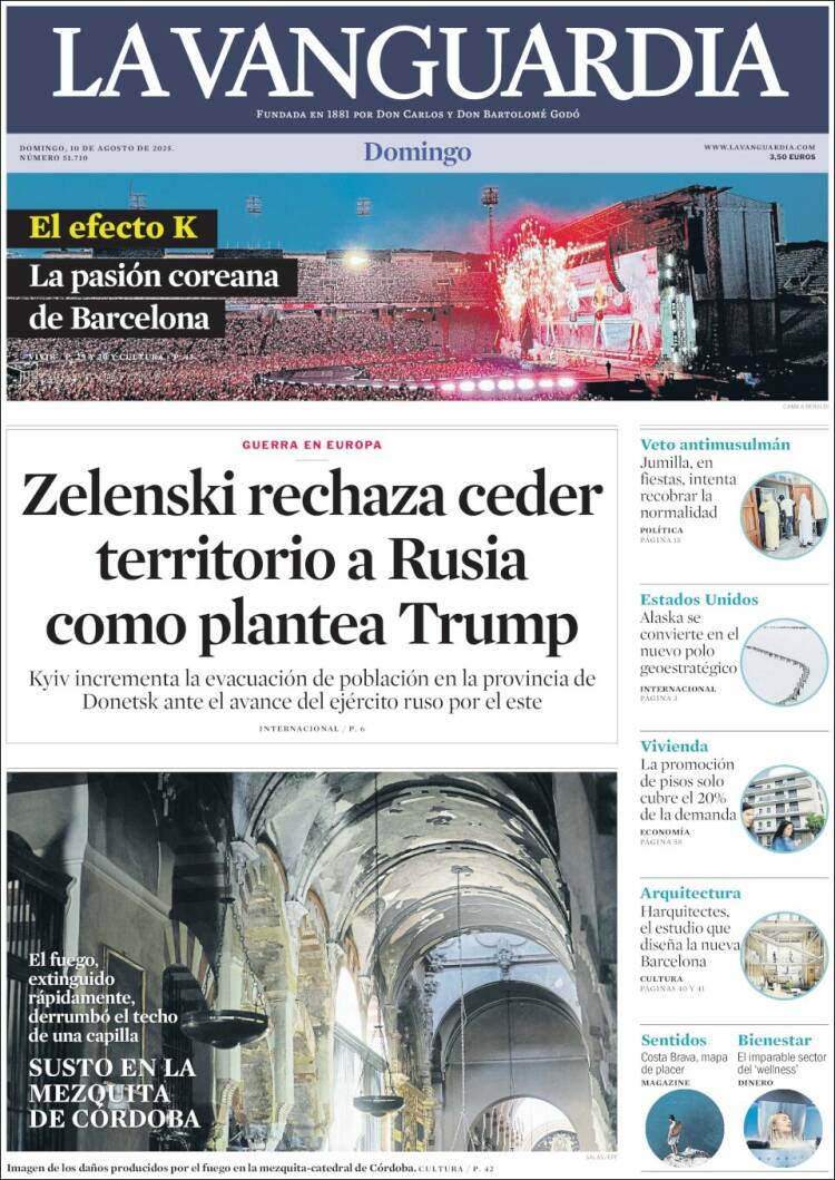 Portada La Vanguardia