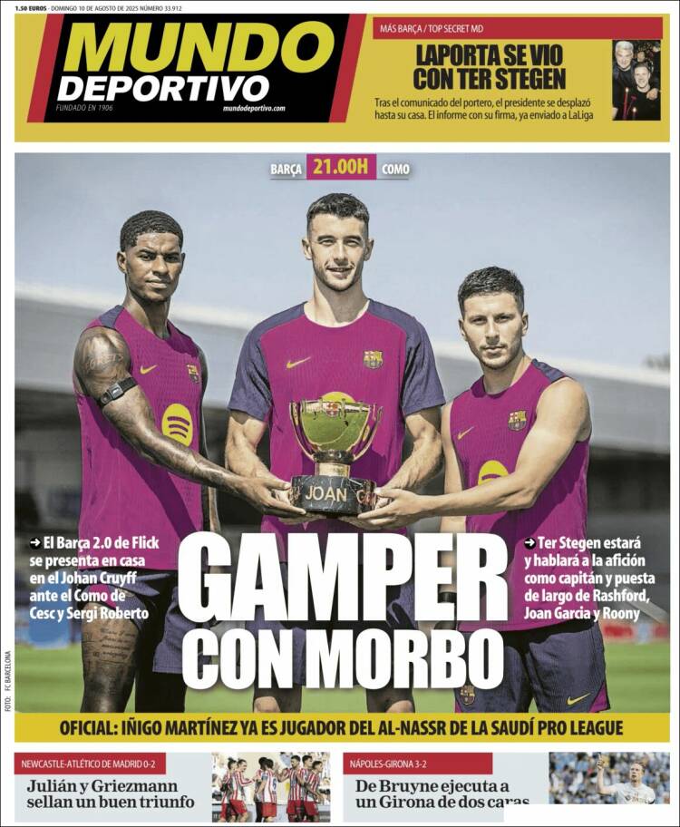 Portada Mundo deportivo